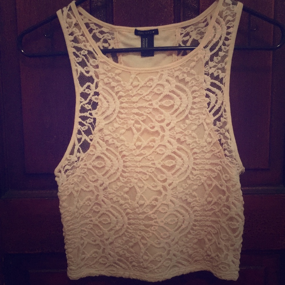 Knit crop top